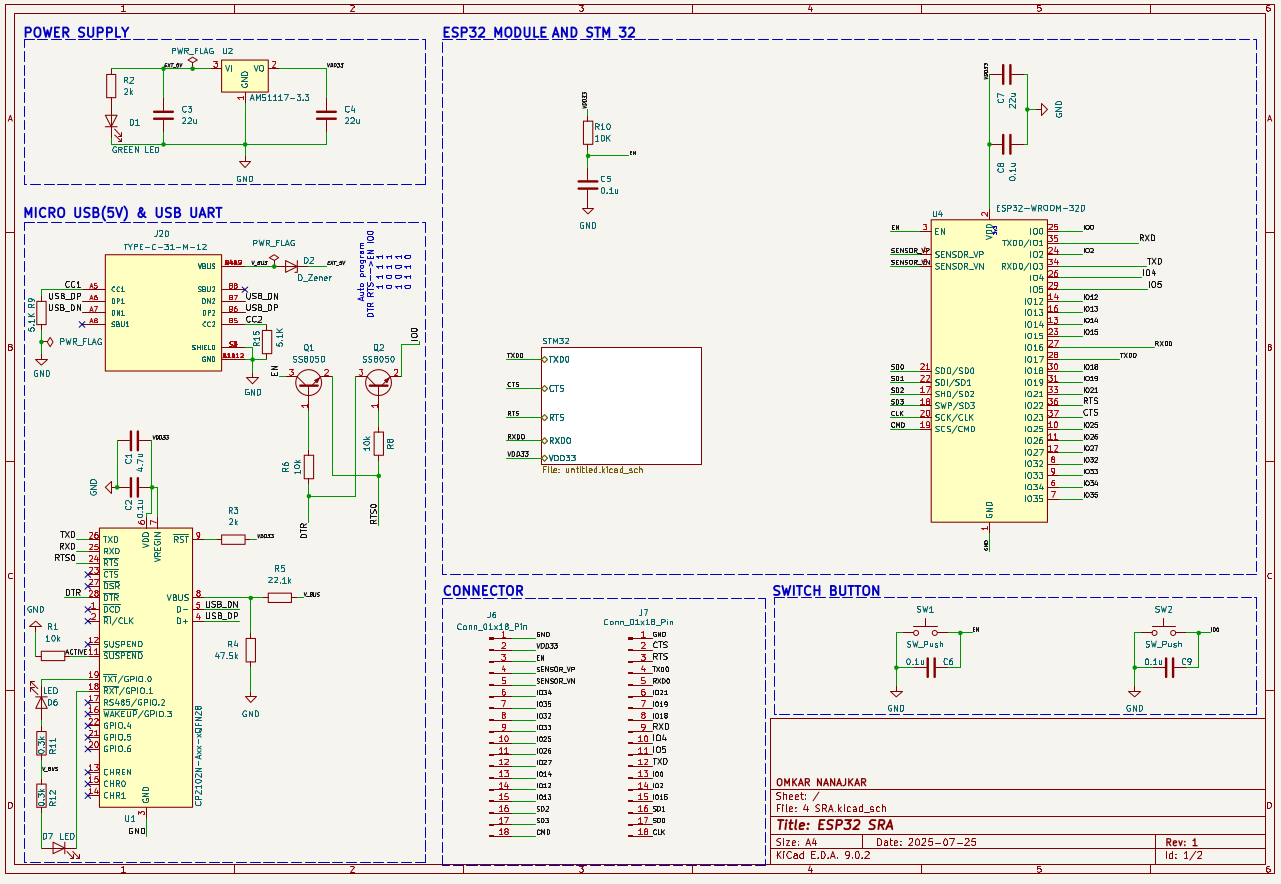 CustomBoot-32 schematic, part 1