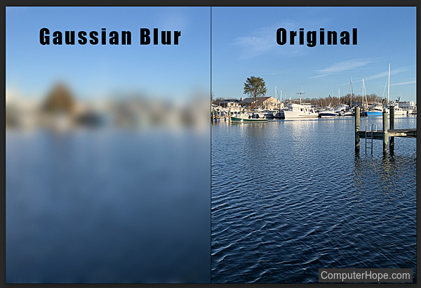 Gaussian Blur Effect